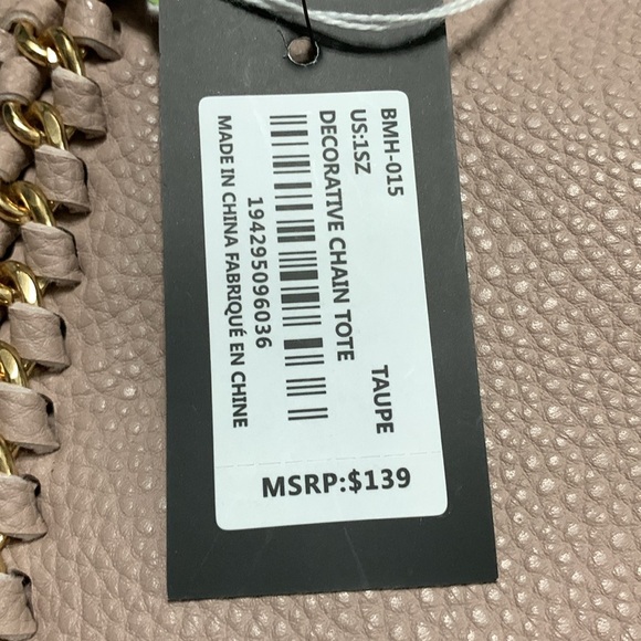 Badgley Mischka Decorative Chain Tote - Picture 5 of 12